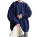 Artistic Jacquard Long Sleeve Sweater Versatile Fashion Knitted Sweater New Line Thread Clothes_viptrois.com