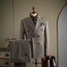 Men's Clothing Striped Suit Business Suit Striped Suit Set Business Formal Wear Groom Wedding Suit Blazer Slim Fit Tuxedo With Vest Options_viptrois.com