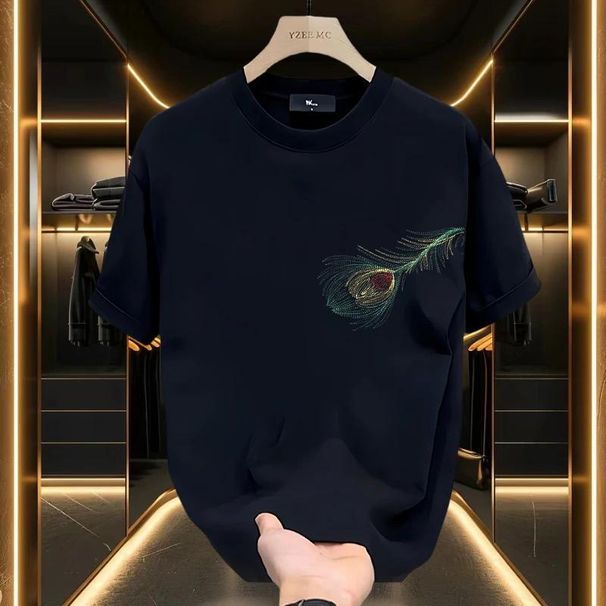 American Style Tough Handsome Cotton Short Sleeved T-shirt For Young Men And Women, Summer Ins Trendy Brand Street Loose_viptrois.com