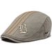 Men's Letter Beret Summer Fashion Cotton Casual Breathable Baseball Cap Sun Hat For Women_viptrois.com