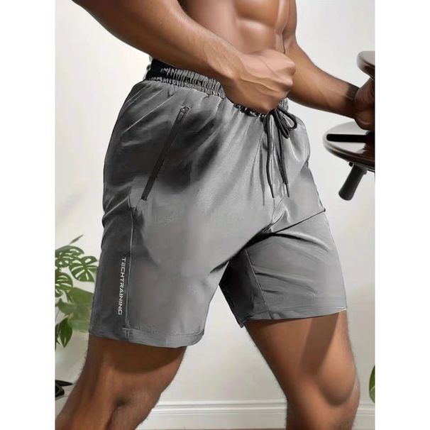 Men's Quick Drying Breathable Sports Fitness Shorts Casual Five-Point Cotton Polyester Pants For Summer Work Going Out_viptrois.com