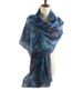 Muslim headscarf Fashion Vintage Printed Bali Cotton Breathable Scarf Elegant Lightweight Sun Protection Shawl Headscarf_viptrois.com