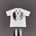 Heavyweight 250gsm Oversized Cotton T-Shirt, Day & Night Graphic Tee, Unisex Streetwear Short Sleeve Top With Embossed Print_viptrois.com