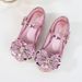 Girls' princess shoes 2023 new bow high heels middle and big children cross-border performance shoes little girl Autumn single shoes_viptrois.com