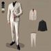 Men's Clothing casual suits slim suits for work light business jackets best man clothing wedding dresses_viptrois.com