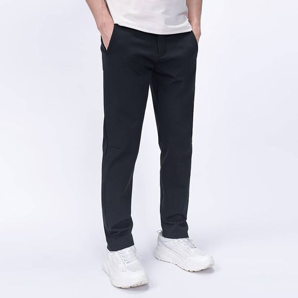 Men's Stretch Business Casual Pants – High-Elasticity Office Trousers With Adjustable Waist (Black/Navy/Gray, M-5XL)_viptrois.com