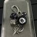 Men And Women's Jewelry Ironworks Original Dice Black 8 Beaded Bag Charm Handmade Trendy Design Keychain Accessory For Outfit Styling_viptrois.com