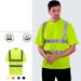 Men's Clothing Round Neck Workwear T Shirt Spot Construction Storage Road Safety Reflective Clothing Short Sleeve Summer Breathable Work Clothes_viptrois.com