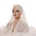 Solid Color Chiffon Headscarf – Universal All-Season Forehead Wrap (Breathable Ladies Cross Headscarf Hat)_viptrois.com
