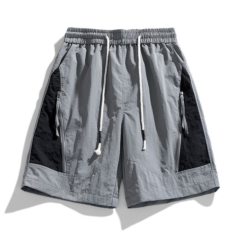 Men's Clothing Men's Work Shorts Summer New American Retro Trendy Sports Shorts Loose Casual Wear Straight Shorts_viptrois.com