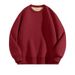 2026 New Winter Fleece Crew Neck Sweater Men's Fashion Trend Top_viptrois.com