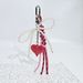 Bag Pendant String, Fresh And Clean Pearl Bow, Colorful Heart-shaped Woven String, Bag, Pendant, Keychain_viptrois.com