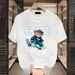 Men's Clothing Summer Heavyweight Pure Cotton Handsome Youth Short Sleeved T Shirt Street Loose Tops_viptrois.com