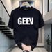 2025 Summer Loose Men And Women Pullover 100% Cotton Short Sleeve T-shirt_viptrois.com