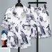 Women Fashion Hoodie And Trousers Suits Tracuit For Men Foam Printed Sweatpants Two Piece Sets Y2k Streetwear_viptrois.com