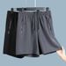 Men's Clothing Quick-drying pants sports shorts men 2024 summer ice silk thin breathable shorts fitness training running pants_viptrois.com
