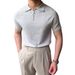 Men's Short Sleeved T Shirt Men's Lapel Top Clothes Bottoming Polo Shirt Men's T Shirt Casual Half Sleeved T Shirt Trendy Wholesale_viptrois.com