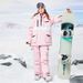 Unisex Waterproof Ski Jacket & Pants Set - Windproof, Breathable & Warm For Snowboarding & Skiing - Multiple Colors Available_viptrois.com