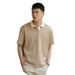 Men's Clothing Men's Wear Summer Light Mature Style Solid Color Lapel Casual Short Sleeve Polo Shirt_viptrois.com