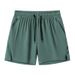 Lightweight Loose Fitting Men's Shorts For Quick Drying Elastic Drawstring Side Slits Versatile Bottoms_viptrois.com