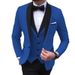 Men's Clothing Suits Slim Fit Fashion Suits British Wedding Groomsmen Dresses_viptrois.com