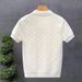 Men's Clothing Short Sleeved Polo Shirt For Men Summer Business High End Slim Fit Versatile Lapel Knitted T Shirt_viptrois.com
