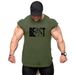 BEAST Beast Cotton Fitness Tank Top Men's GYM Sports Training Thin Round Hem Slim Fit Sleeveless T-shirt_viptrois.com