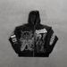 New Angel Print Hoodie Zipper Unisex Loose Sweater Y2K Retro Style_viptrois.com