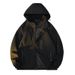 Men's Outdoor Windproof Water-Resistant Hiking Jacket With Hood - Lightweight Breathable Raincoat For Camping, Trekking & Travel (Black, Red,)_viptrois.com
