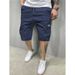 Men's Cargo Shorts Summer Lightweight Casual Multi-Pocket Straight Leg 5-Inch Inseam Breathable Quick-Dry Utility Shorts_viptrois.com