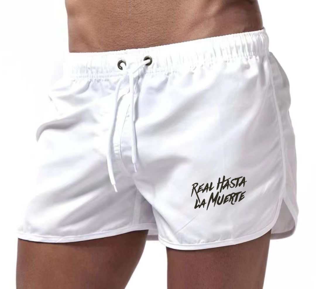 Men's Casual Beach Shorts, Quick-drying Multi-color Three-quarter Shorts, Jogging Sports Casual Pants, Men's And Women's Swimming Trunks_viptrois.com