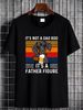 It's Not A Dad BOD Its A Father Figure Dachshund Father's Day Funny Men T-Shirt Soft Homme Stylish Casual Fashion Versatile Streetwear Graphic_viptrois.com