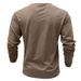Men's Long-Sleeve Henley Polo Shirt – Textured Knit Fabric, Euro Retro Style (S-Xxxl, Slim Fit, Moisture-Wicking Polyester, 12 Colors)_viptrois.com