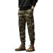 Men's Camouflage Cargo Pants Summer Trendy Loose Fit Jogger Mid Waist Long Casual Pants With Functional Pockets High Street Style_viptrois.com