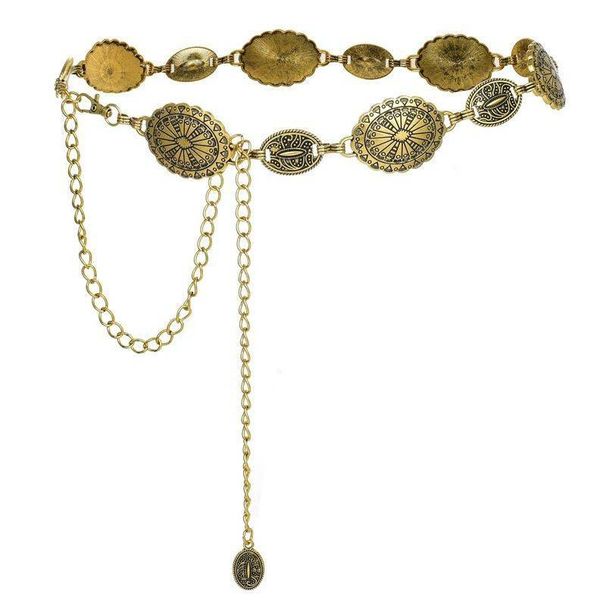 Ethnic Style Waist Chain 1PC Women Metal Accessories Summer Belt With Skirt Superior Feeling_viptrois.com