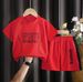 Kids' Quick-Dry Running Set - Breathable Short Sleeve & Shorts | Summer Athletic Outfit_viptrois.com