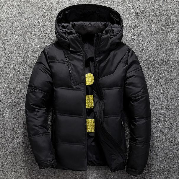 Men's Short, Thickened, Warm Hooded Business Casual Cold-proof Jacket For Outdoor Winter Wear_viptrois.com