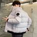 Men's Winter 2024 New Men's Warm Korean Version Short Hooded Thick Down Cotton Jacket Men_viptrois.com