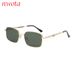 New Square Metal Frame Personalized Sunglasses Punk Style Men And Women Trendy Street Shooting Sunglasses T1283_viptrois.com