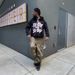 American HipHop Style Street Print Hoodie With Zipper Trendy Loose Unisex Sweatshirt Top_viptrois.com