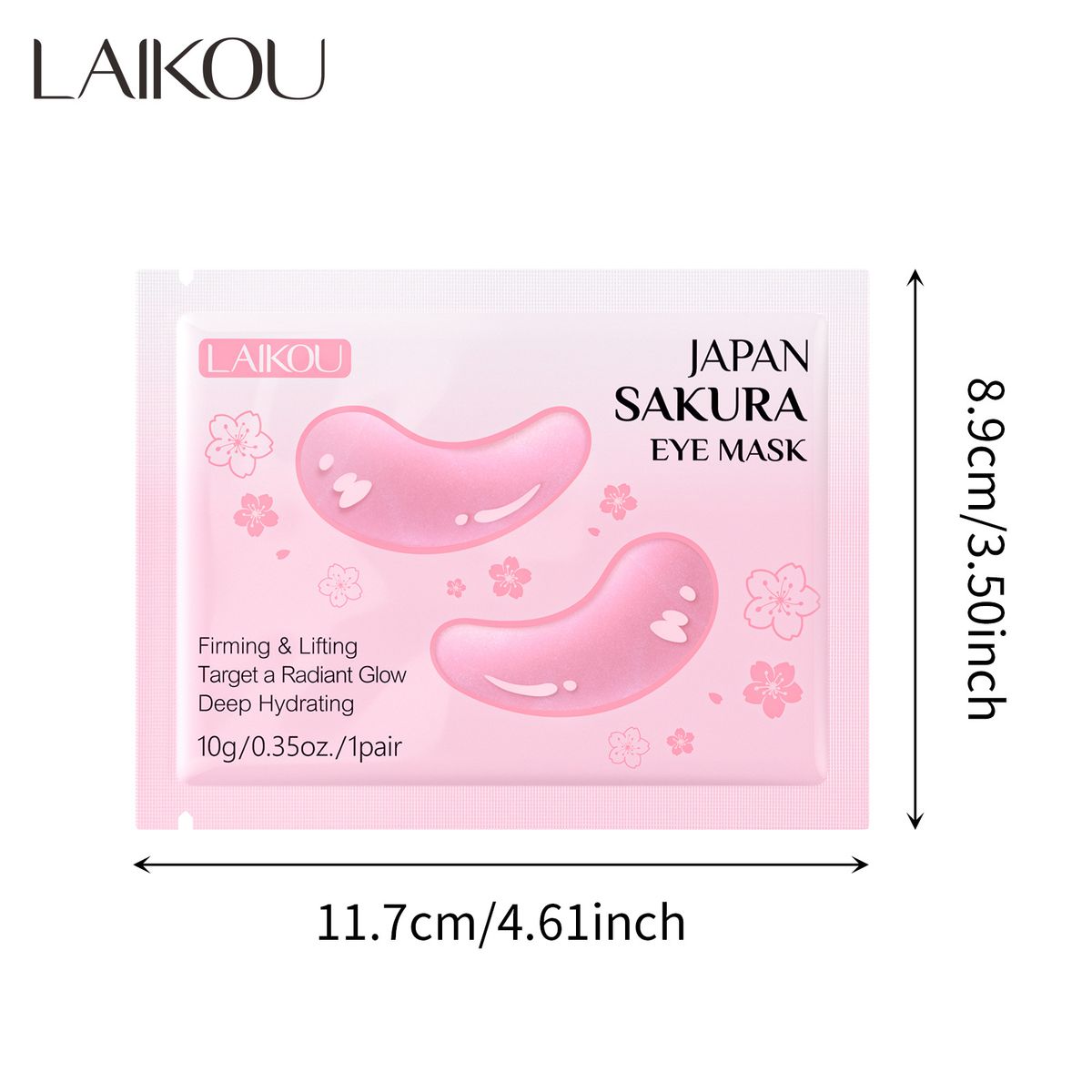 LAIKOU Cherry Blossom Eye Mask 10g/for Moisturizing And Protecting The Skin Around The Eyes_viptrois.com