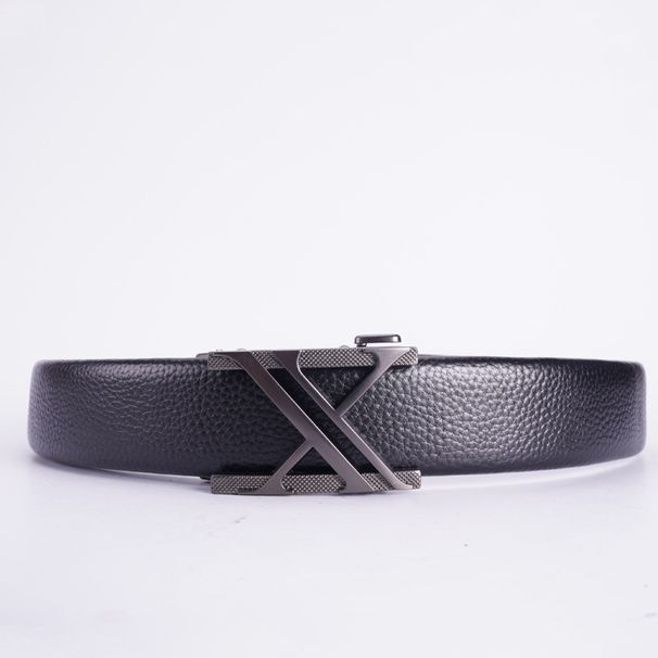 Men's Belt New High End Automatic Buckle Leather Belt Young And Middle Aged Fashion Belts In Stock_viptrois.com