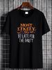 Most Likely To Halloween Be Late For The Party Matching T-Shirt Fashion Stylish Top For Everyday Wear Stretched Unisex Women Top Graphic Tees Comfortable Designer Clothes Female Women Casual Versatile Streetwear Graphic Summer Slightly_viptrois.com