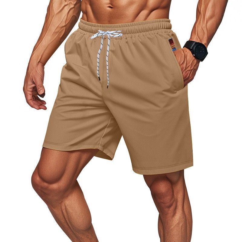 Men's Quick-Dry Gym Shorts – 5-Inch Workout & Running Shorts With Stretch Fabric For Training, Beach & Casual Wear_viptrois.com