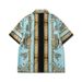 Men's Clothing High Street Ral Suit Palace Style Full Print Retro Shirt Casual Cardigan Shorts Matching Men_viptrois.com