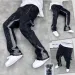 2026 Trendy High Street Mens Jeans Loose Fit Straight Leg Casual Drag Trousers American Style Vintage Vibe Micro Flare 241225_viptrois.com