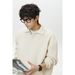 Pure Vintage Texture Seagull Sweater Autumn Winter New Thickened Warm Half-Fleece Turn-Down Collar Knitted Top Coat_viptrois.com