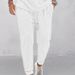Men's Clothing Men's Spring And Autumn Casual Sports Trousers Jacquard Large Size Drawstring Casual Trousers Cuffs Men's Clothing_viptrois.com