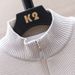 Men's Clothing Men's Fleece-Lined Half-Zip Sweater - Stand Collar Knit Jacket For Winter_viptrois.com