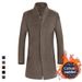 Loom Loom 2023 European And American Autumn Winter Wool Coat Jacket Korean Style Slim Fit Padded Thickened Woolen Men's Clothing_viptrois.com